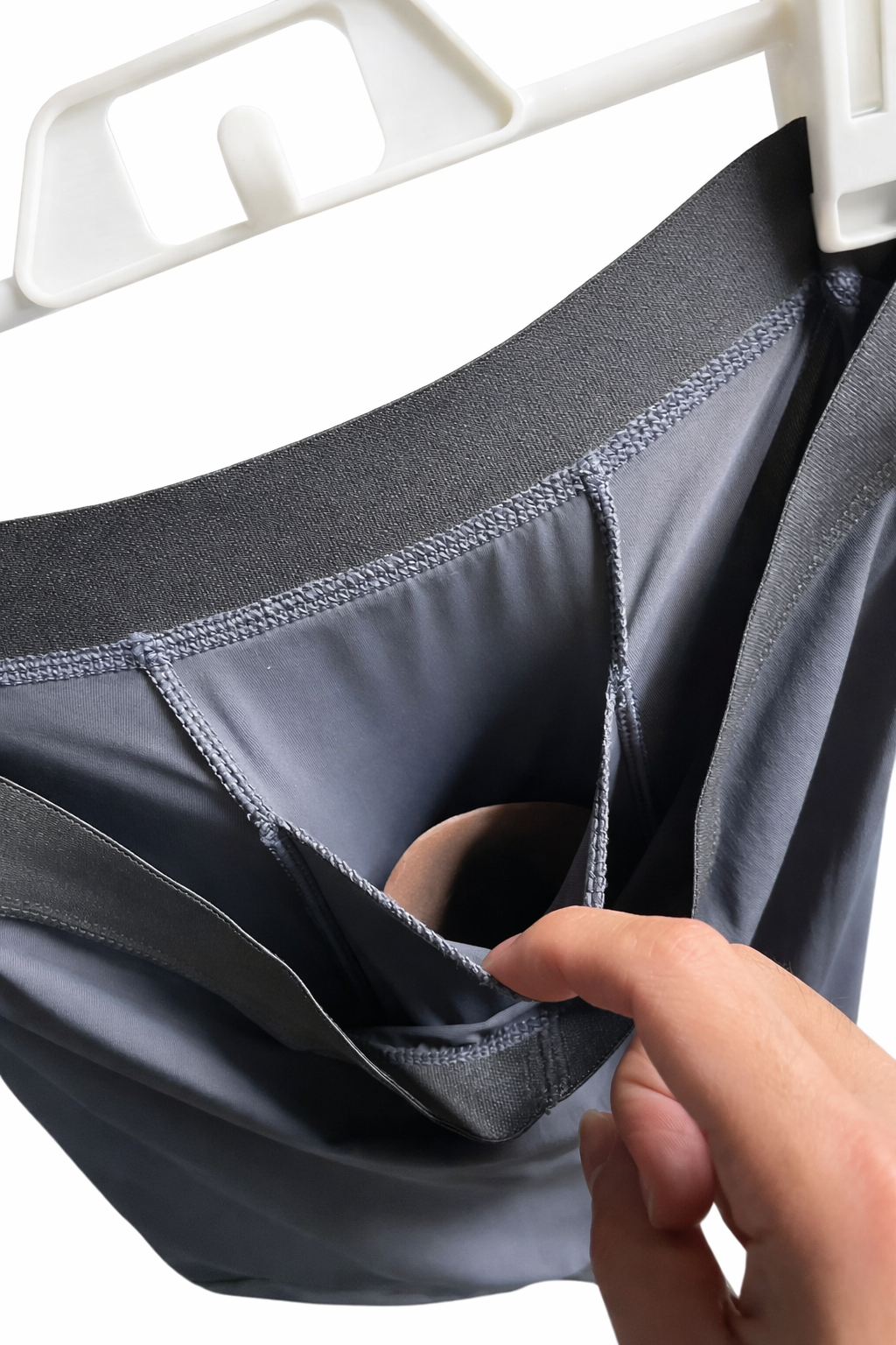 假體專用｜穿戴功能型內褲 PACKING UNDERWEAR｜台灣製造｜冰絲透氣材質・前方暗袋｜舒適耐穿