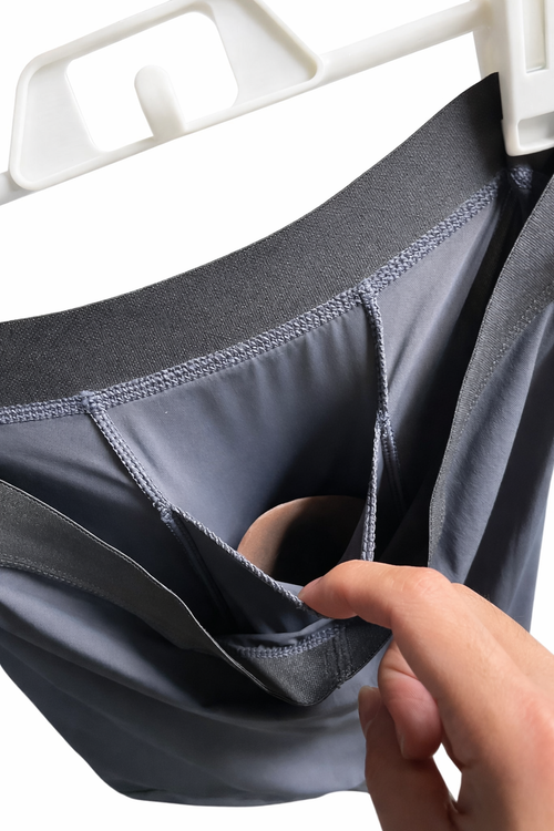 假體專用｜穿戴功能型內褲 PACKING UNDERWEAR｜台灣製造｜冰絲透氣材質・前方暗袋｜舒適耐穿